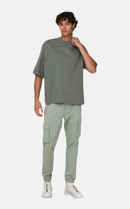 Actual product image Only & Sons ONSCAM STAGE CARGO CUFF PK 6687 Cargo Trousers (W33/L32)