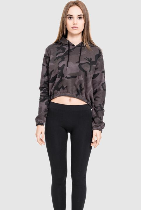 Actual product image Urban Classics Ladies Camo Cropped Hoody (XS)