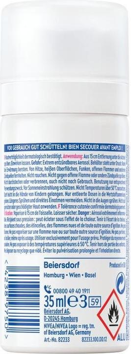 Immagine prodotto NIVEA Deo Invisible for Black & White Clear (Getto vaporizzato, 35 ml)
