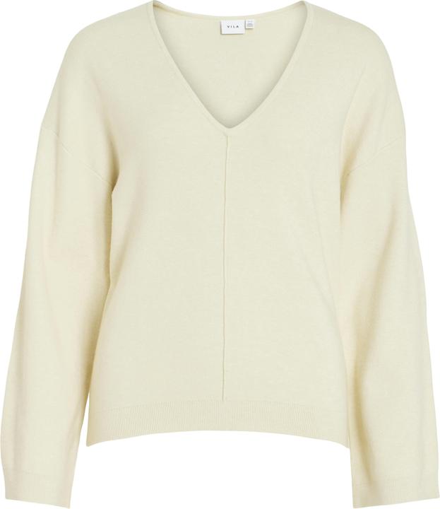Vila V-Ausschnitt Strickpullover (L)