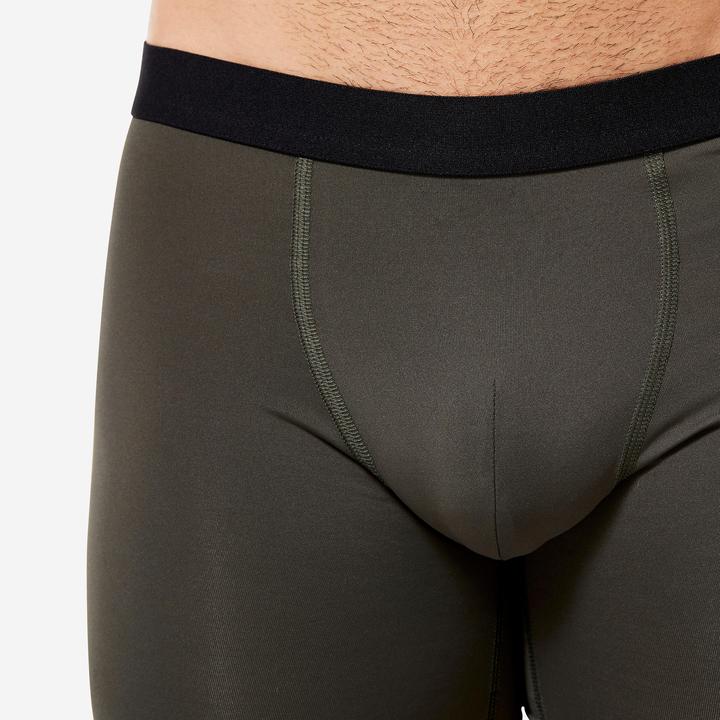 Actual product image Decathlon Functional pants boxer shorts men's breathable 3-pack - navy/blue/khaki (S, pack of 3)