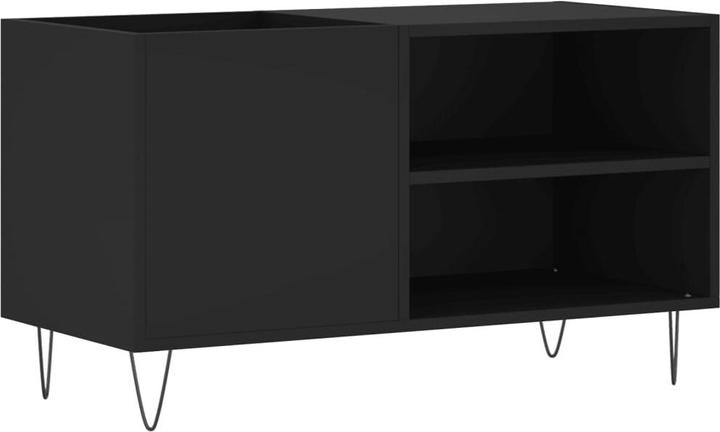 Actual product image VidaXL Plattenschrank Schwarz 85x38x48 cm Holzwerkstoff, Farbe