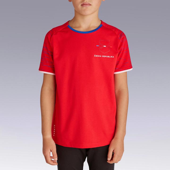Actual product image Kipsta Football Shirt FF100 Czech Republic Kids (5, 6)