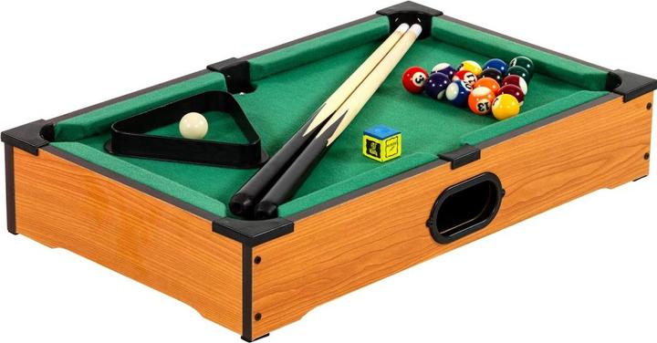 Games Planet Mini pool table NANO + accessories, light-coloured