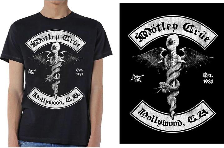 Motley Crue Feelgood Hollywood Revision T-shirt