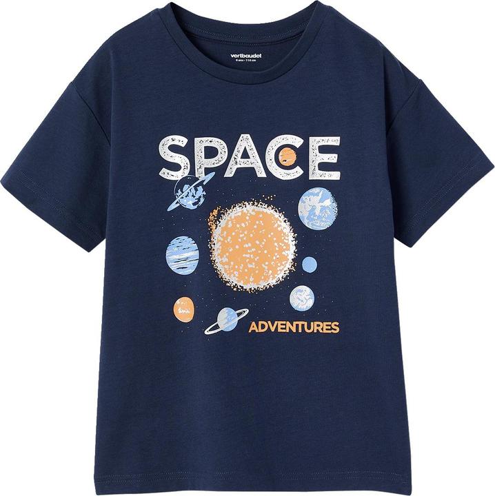 Vertbaudet Jungen T-Shirt mit Space-Motiv