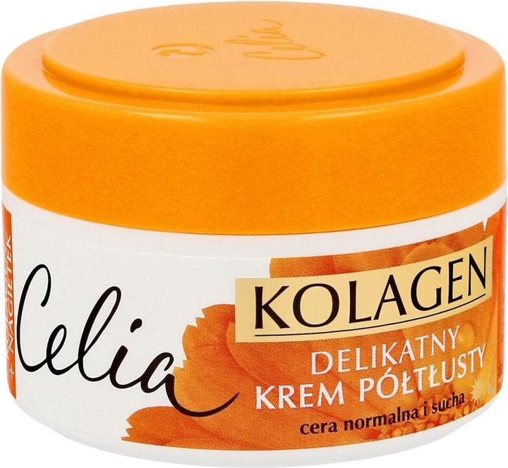 Celia Collagen Delicate Semi-Fat Face Cream Calendula 50Ml (Körpercreme, 50 ml)
