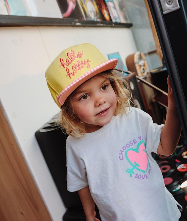 Produktbild Hello Hossy Chessy Pink Cap - Gelb / Pink (52, 53, 54, 55, 56)