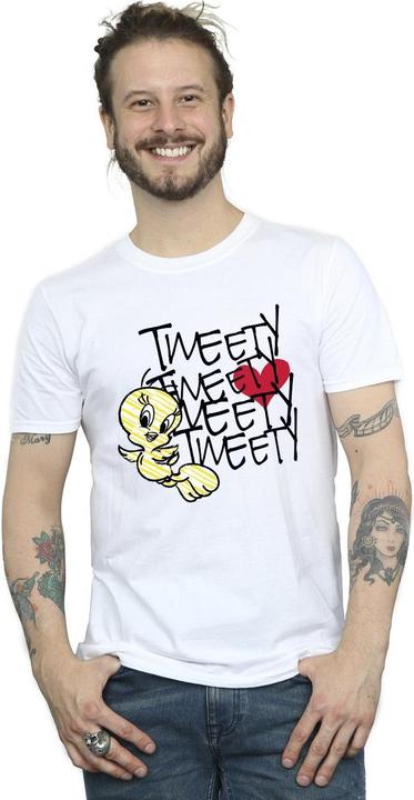 Produktbild Looney Tunes Tweety Love Heart TShirt (S)