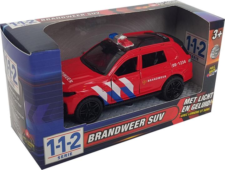 Productafbeelding Van der Meulen 112 Brandweerauto SUV 1:36 Met Licht+Geluid