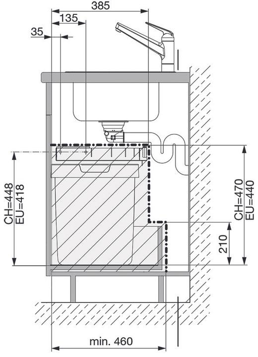 Immagine prodotto Peka Metall Secchio per rifiuti sistema da inserire PEKA Oeko Universal 40 (40 l)