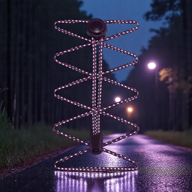 Image du produit LaceGodZ 1 Paar ReflectPro Series elastische, stark reflektierende Schnürsenkel (100 cm)