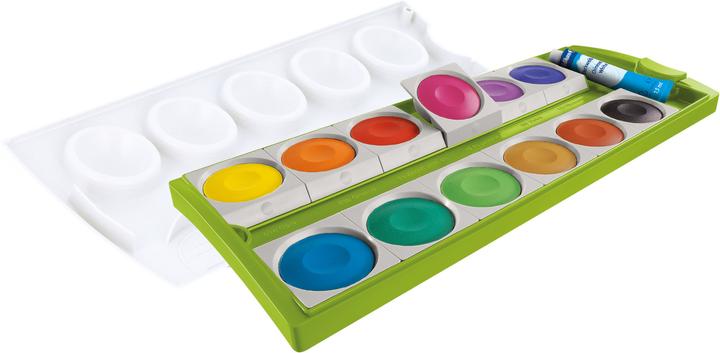 Actual product image Pelikan Colour box 12ST K12G green (Mint, 12 ml)