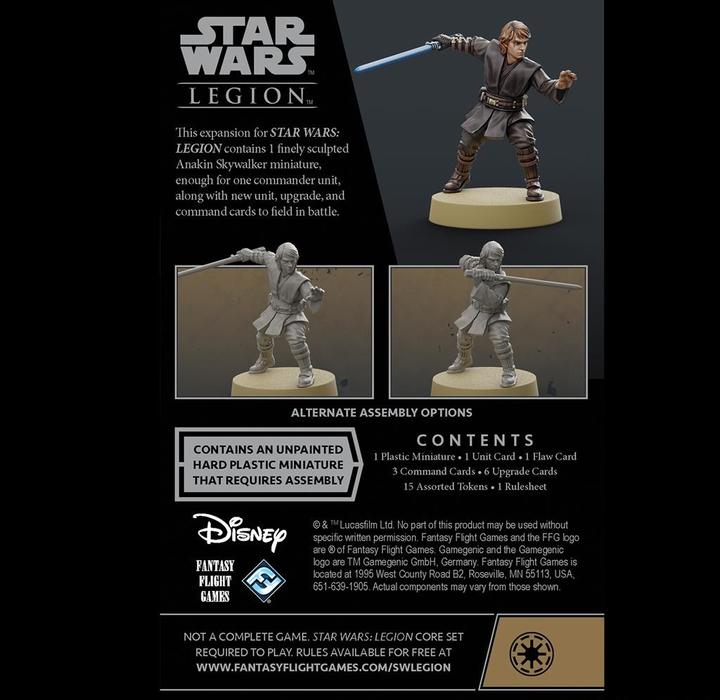 Actual product image FFG FFGD4668 - Anakin Skywalker: Star Wars Legion, ages 14+ (extension, DE edition) (German)
