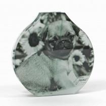 Produktbild Kögler Retro Glasvase, Prinz Mops, 14,8x3,8x15cm, Mario M (1 x)