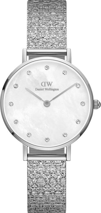 Produktbild Daniel Wellington Classic Petite Lumine Pressed Piano Silver White (Analoguhr, 28 mm)