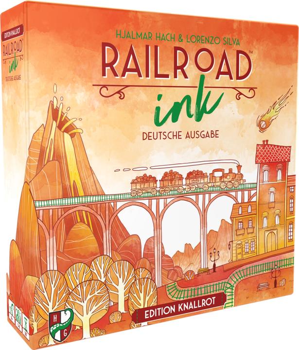 Image du produit Horrible Guild HR013 - Railroad Ink : Edition Knallrot, jeu de dés, 1-6 joueurs, dès 8 ans (édition FR) (Allemand)