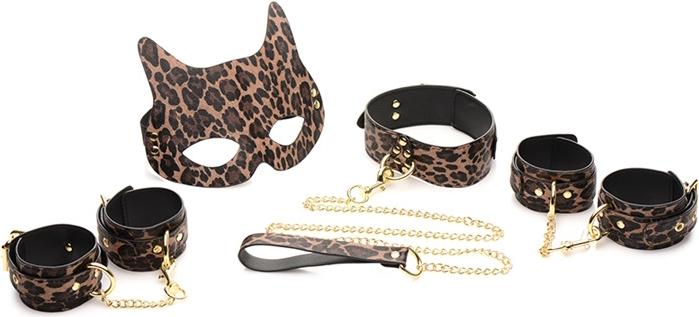 Produktbild Master Series Leopard Print Bondage Set