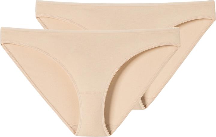 Schiesser Slip Casual Bequem sitzend (46, 2er Pack)