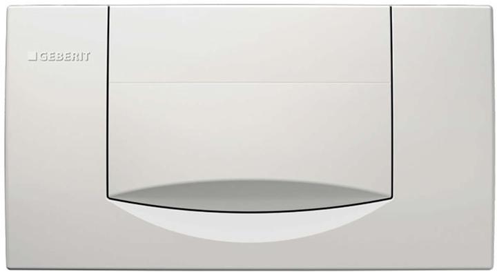 Image du produit Geberit Plaque de déclenchement 200F blanc, pour rinçage-arrêt, plastique