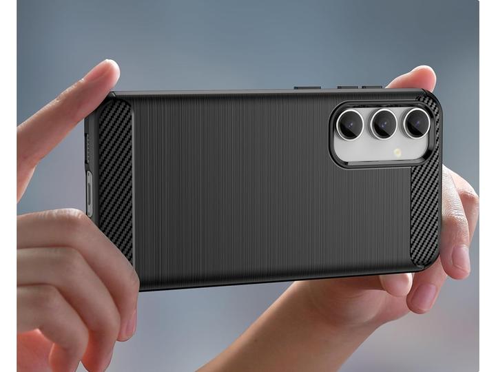 Produktbild Screenguard Samsung Galaxy S23 FE Hülle Carbon Brushed Soft TPU (Samsung Galaxy S23 FE)