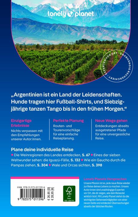 Produktbild Reiseführer Argentinien (Deutsch, Isabel Albiston, Madelaine Triebe, Christine Gilbert, Victoria Gill, Diego Jemio, Sorrel Moseley-Williams, Rachel Tolosa Paz, Federico Perelmuter, 2024)