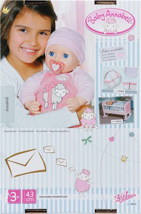 Produktbild Baby Annabell Puppe, 43 cm