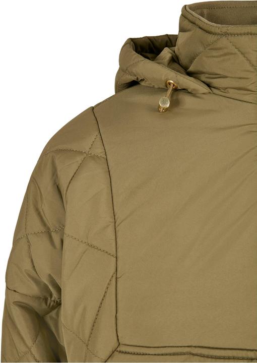 Actual product image Urban Classics Ladies Oversized Diamond Quilted Pull Over Jacket (S)