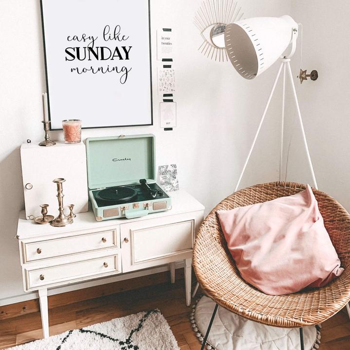 Produktbild Trenddeko Easy like Sunday morning (60 x 80 cm)