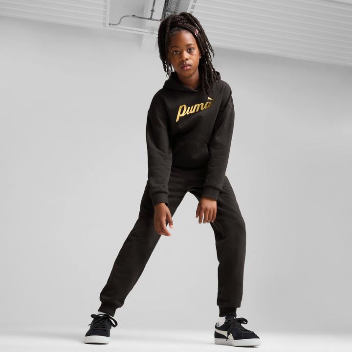 Actual product image Puma ESS+ SCRIPT Metallic Pants FL G (164)