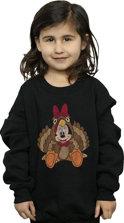 Actual product image Disney Girls Minnie Mouse Thanksgiving Turkey Costume Sweatshirt (152, 158)
