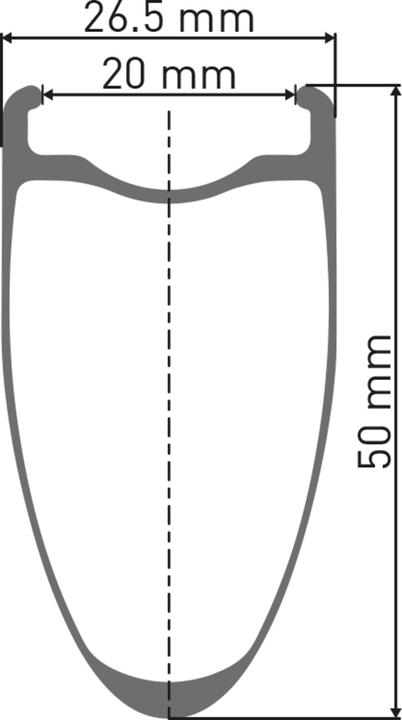 Actual product image DT Swiss DT ARC 1100 DICUT wheel 700c CL 50 100/12 WTS (Front wheel, 28")