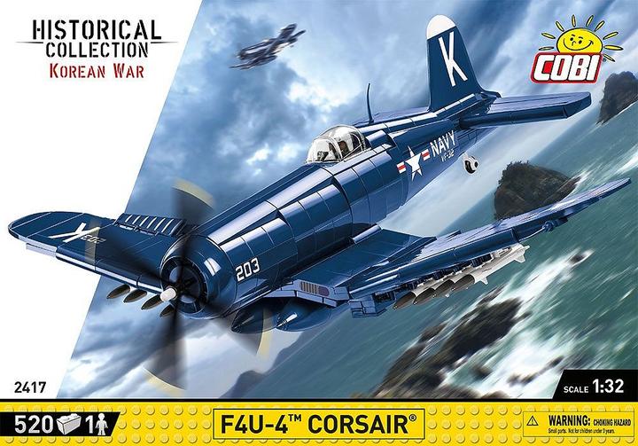 Actual product image Cobi F4U-4 Corsair / 520 pcs
