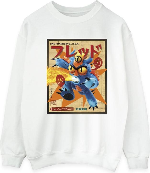 Produktbild Disney Big Hero 6 Baymax Fred Newspaper Sweatshirt (M)