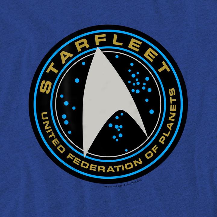 Immagine prodotto Star Trek Beyond Starfleet Maglietta Tasca a Toppa Adulto Unisex (3XL)