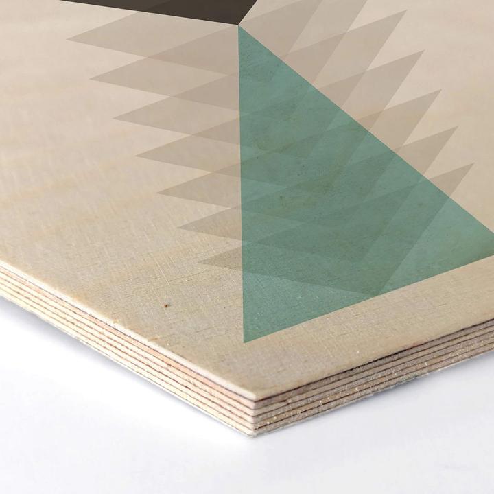 Produktbild Trenddeko Totem aqua & pink (25 x 22 cm)
