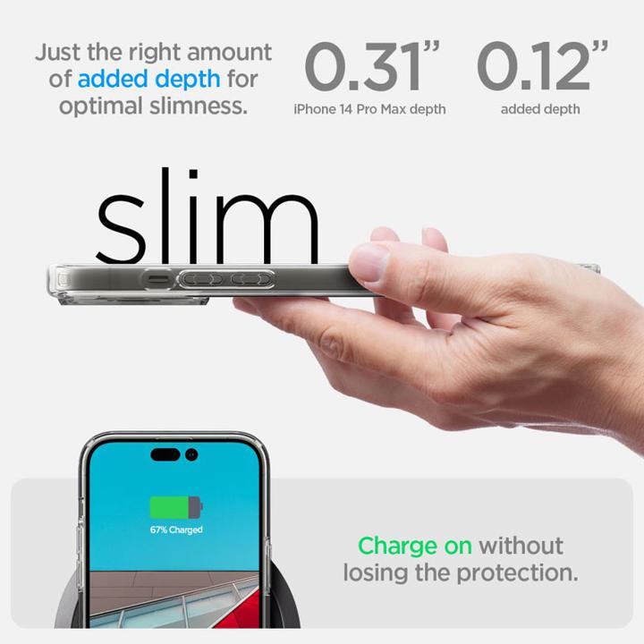 Actual product image Spigen Ultra Hybrid Iphone 14 Pro Max Frost Clear (Apple iPhone 14 Pro Max)