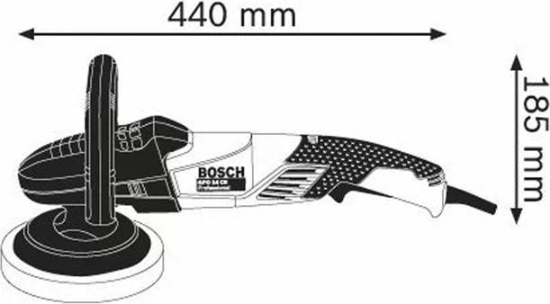 Actual product image Bosch Professional Gpo 14 Ce (Eccentric polisher, 1400 W)