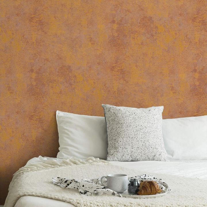 Produktbild Livingwalls New Walls Urban Grace Vintage Uni Optik, orange (53 x 1005 cm)