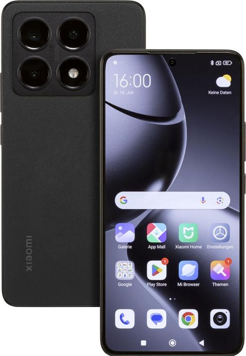 Immagine prodotto Xiaomi 14T (256 GB, Titano Nero, 6.60", Doppia SIM, 50 Mpx, 5G)