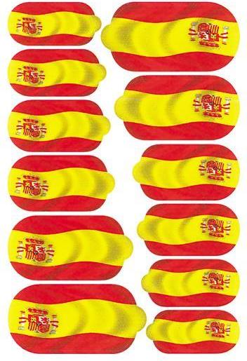 Produktbild You Nails Flag Spain (Nagelverzierung, Gelb, Rot)