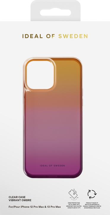 Produktbild iDeal Of Sweden Designer Hard-Cover Vibrant Ombre clear (Apple iPhone 13 Pro Max, Apple iPhone 12 Pro Max)