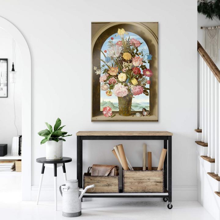 Produktbild Trenddeko Blumenvase in einer Fensternische (70 x 100 cm)