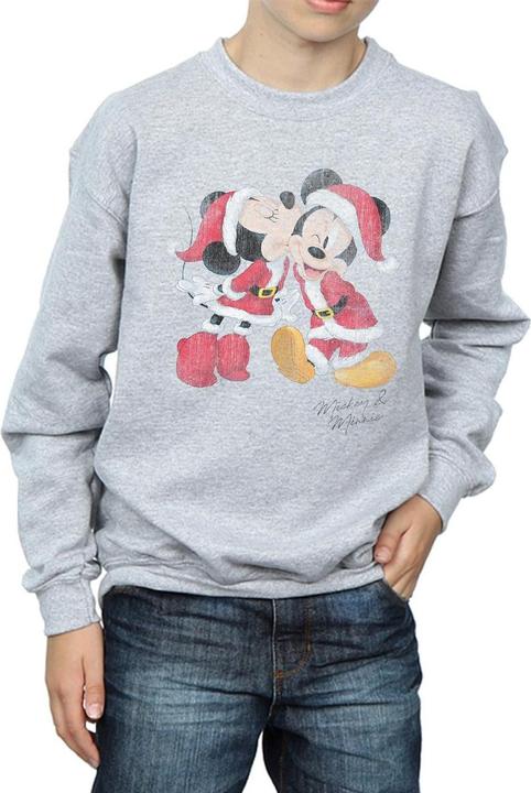 Immagine prodotto Disney Mickey And Minnie Christmas Kiss Felpa Ragazzi (140, 146)