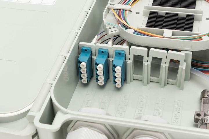 Image du produit Digitus Boîtier de distribution FTTH, monomode, LC-PC Raccords pré-connectés, pigtails