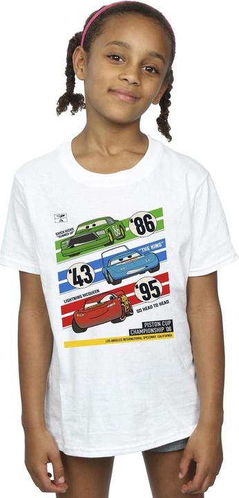 Immagine prodotto Disney Cars Piston Cup Champions Maglietta Ragazze (140, 146)
