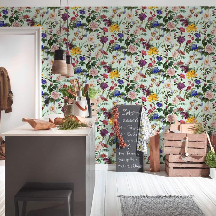 Actual product image Jette Joop Livingwalls Jette 5 tropical floral natural (53 x 1005 cm)