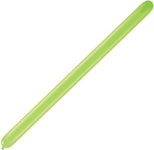 Actual product image Qualatex 100 Modelling Balloons Lime Green L 180cm
