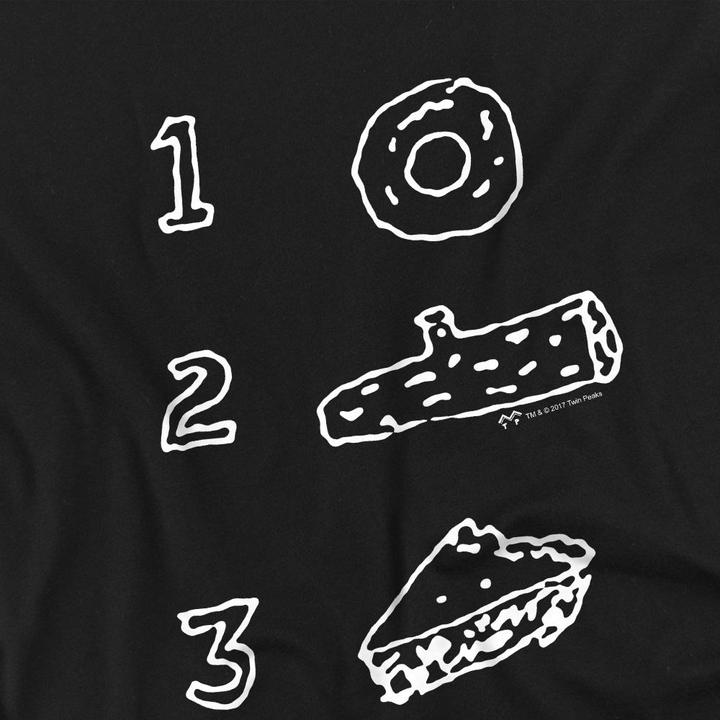 Immagine prodotto Twin Peaks Pie Log Donut Maglietta Uomo (L)