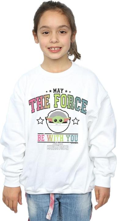 Produktbild Star Wars The Mandalorian The Force Collegiate Sweatshirt Mädchen (128)